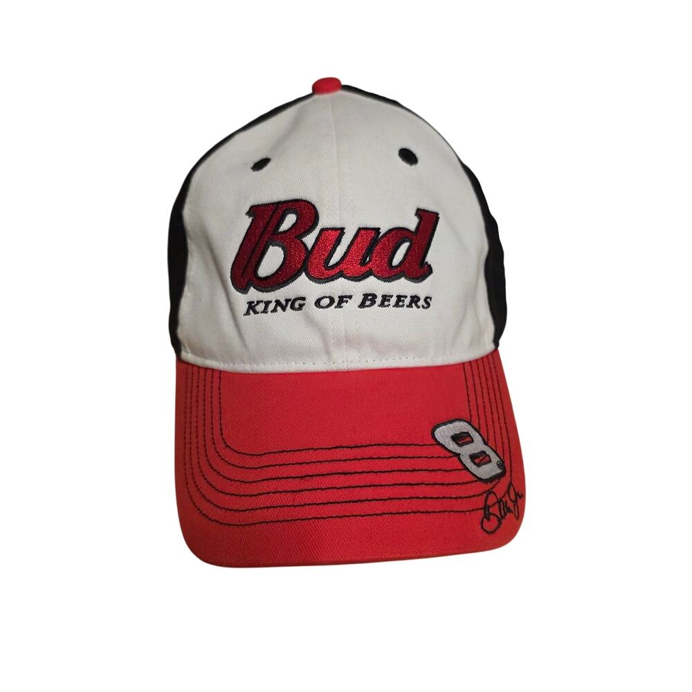 Dale Earnhardt Jr #8 Budweiser Chase Authentics Drivers Line Adjustable Hat